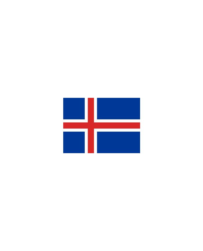 Drapeau Islande 100 X 150 Cm Veritable Drapeau Islandais En Tissu Promociel