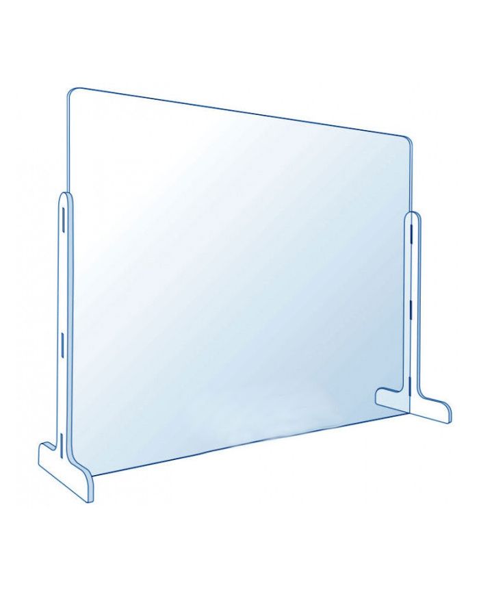 Protection de comptoir et vitre plexiglass sur mesure protective