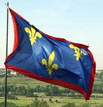 Drapeau Anjour monté sur hampe en vente chez Promociel