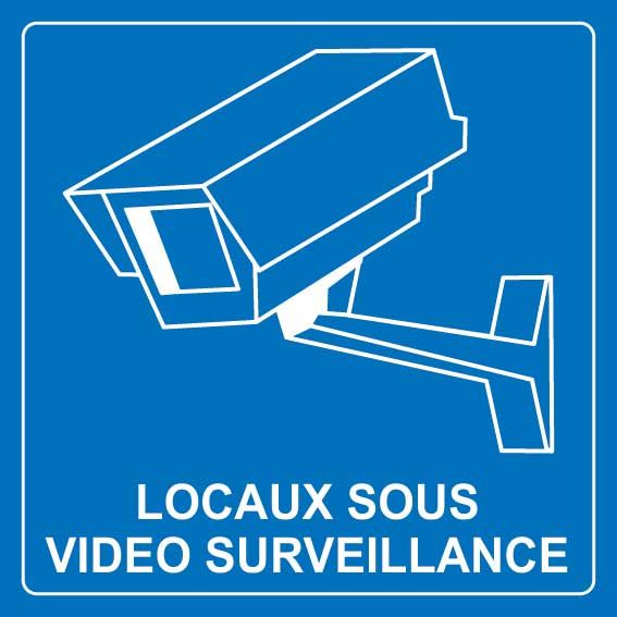 Panneau en PVC pour la surveillance vidéo en vente chez Promociel dans différents formats