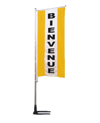 Bannière verticale bienvenue