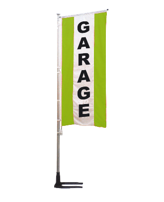 Bannière verticale garage