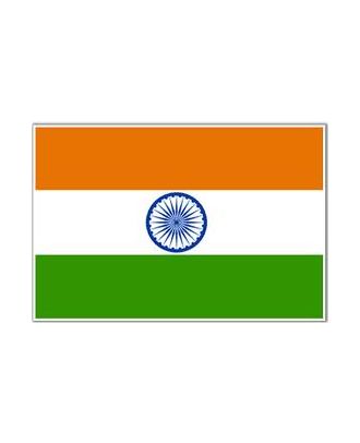 Drapeau Inde 150 x 225 cm - véritable drapeau Inde en tissu : Promociel