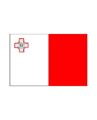 Drapeau rond de Malte | Vecteur Premium