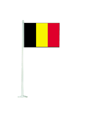 Drapeau de table PVC Belgique