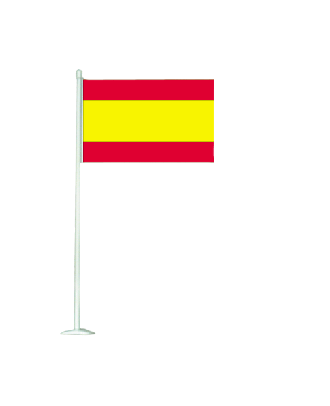 Drapeau de table PVC Espagne