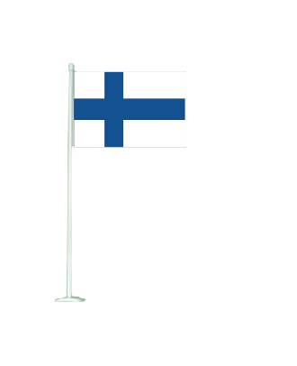 Drapeau de table PVC Finlande