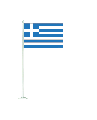Drapeau de table PVC Grèce