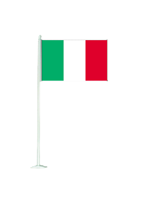 Drapeau de table PVC Italie