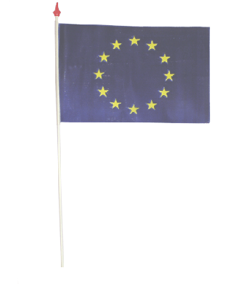 Drapeau polyéthylène Europe