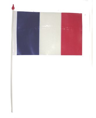 Drapeau France sur hampe - 150 x 100 cm - lot de 5 