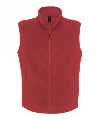 Gilet polaire traveller rouge