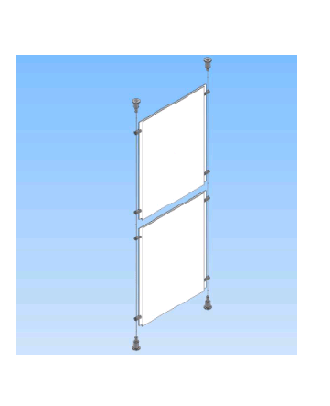 Kit de suspension sur câble A3 vertical SCP020