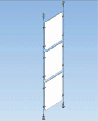 Kit de suspension sur câble A4 vertical SCP018