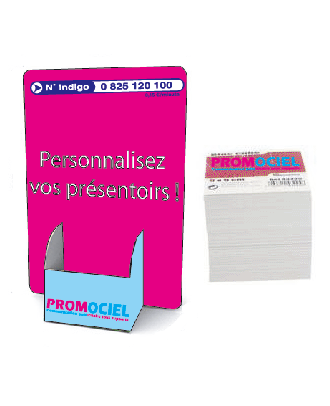 Pack présentoirs flyers personnalisés