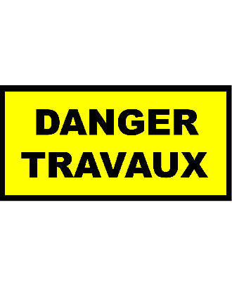 Panneau akilux danger travaux