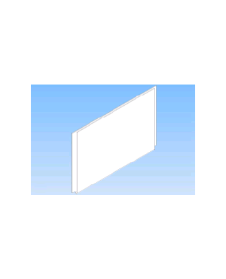 Porte visuel plexiglas A1 horizontal 3 mm