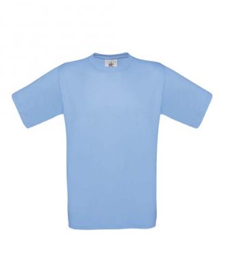 T-shirt B&C exact 190 bleu ciel 