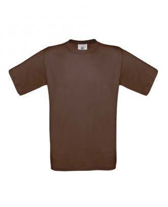 T-shirt B&C exact 190 marron chocolat
