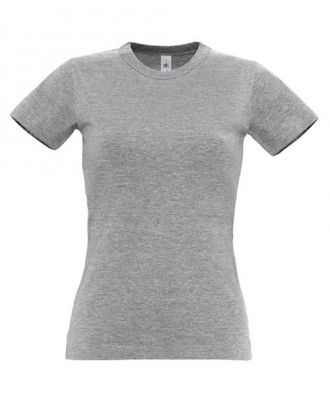 T-shirt femme B&C exact 190 women gris