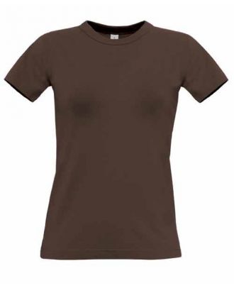 T-shirt femme B&C exact 190 women marron