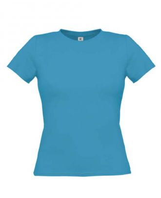 T-shirt women only bleu atoll