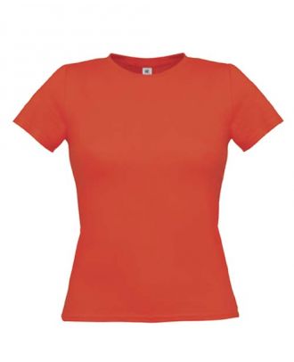 T-shirt women only orange sunset