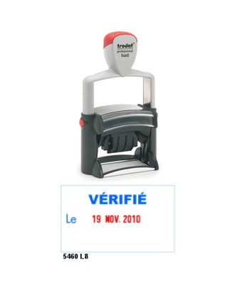 Tampon metal line vérifié le + date 5460l8