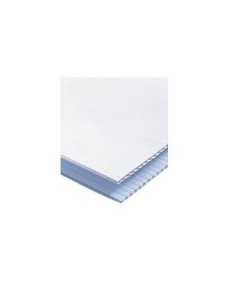 Panneau akylux 3.5 mm vierge 40 x 60 cm cannelure dans les 60 cm coloris blanc