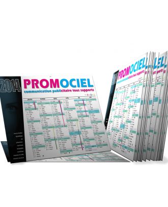 Calendriers bancaires 53 x 40 cm personnalisés par 1000 ex