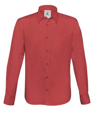 Chemise Homme B&C London rouge