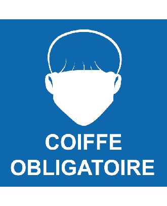 Autocollant coiffe obligatoire