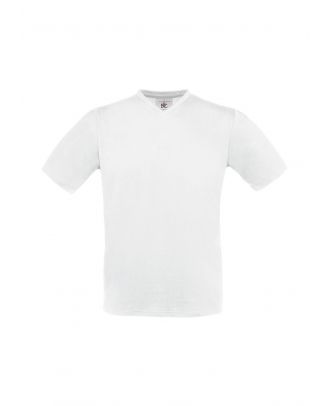 T-shirt exact blanc V neck