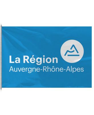 Drapeau région Auvergne Rhône Alpes 120 x 180 cm