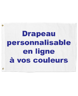 Drapeau personnalisable en ligne