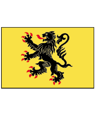 Le drapeau Flandre 150 x 225 cm
