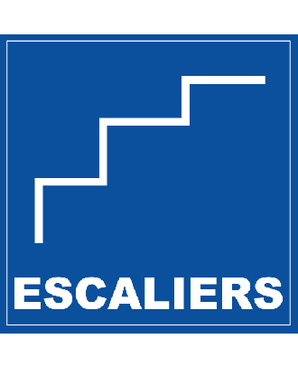 Panneau escaliers alu
