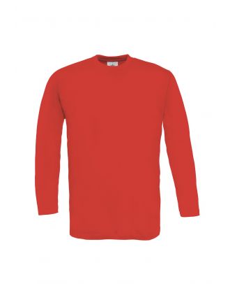 T-shirt exact 150 rouge manches longues