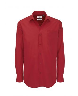 Chemise HERITAGE rouge manches longues