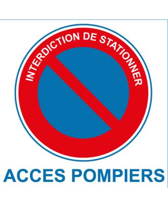 Panneau PVC interdiction de stationner emplacement réservé