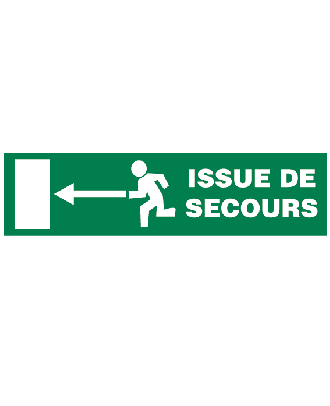 autocollant issue de secours 1