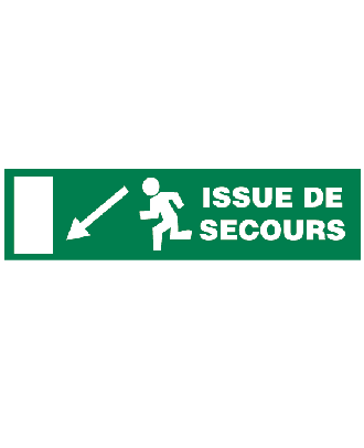 autocollant issue de secours 5