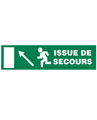 autocollant issue de secours 6