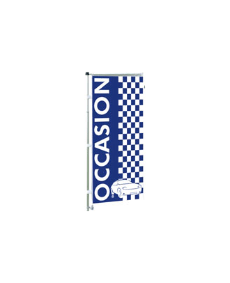 Kit mat & drapeau occasion ECO bleu 6 m