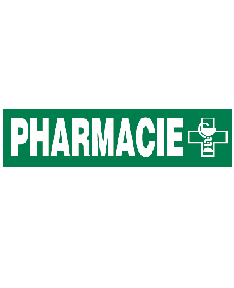 autocollant pharmacie