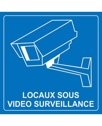 Autocollant locaux sous vidéo surveillance