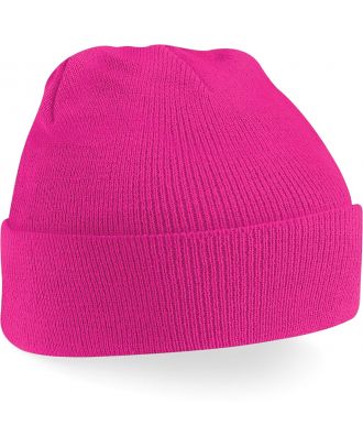 Bonnet original à revers B45 - Fuchsia-One Size