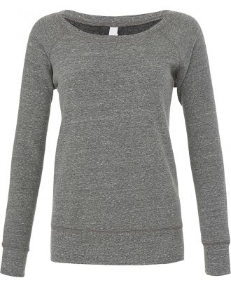 Sweat-shirt femme triblend BE7501 - Grey Triblend