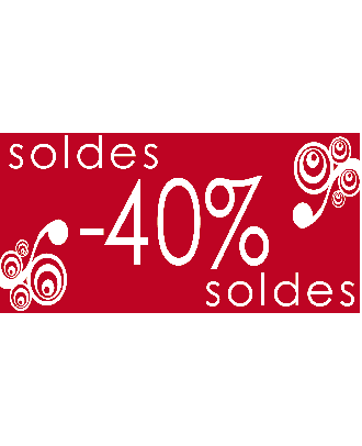 soldes -40 % baroque 60 x 30 cm