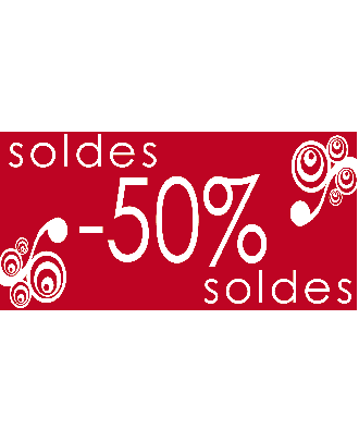 soldes -50 % baroque 60 x 30 cm